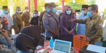 Kunker Ke Kabupaten Merangin, Gubernur Jambi Pantau Pelaksanaan Vaksinasi Covid-19 