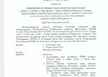 Kabupaten Merangin Turun Ke Level 2 PPKM