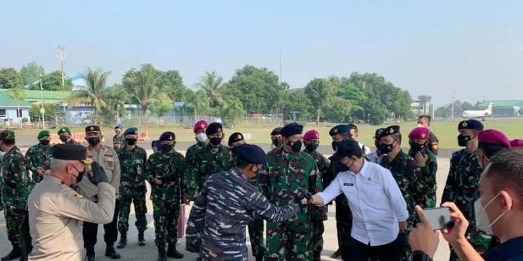 Rektor IPDN Dampingi KSAL Terjunkan Satgas Vaksinasi COVID-19 Papua