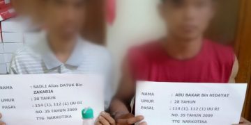 Satres  Narkoba Polres Merangin Bekuk Dua Orang Pengedar Shabu