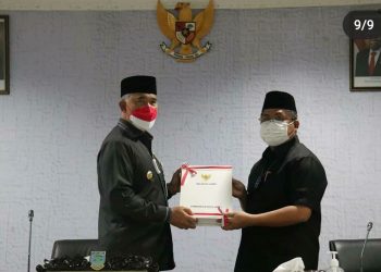 DPRD Kota Jambi Rapat Paripurna Hasil Kerja Banggar Terhadap KUA-PPAS APBD TA 2022
