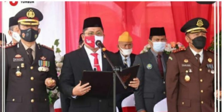 Ketua DPRD Kota Jambi Putra Absor Hasibuan Hadiri Upacara HUT RI ke-76