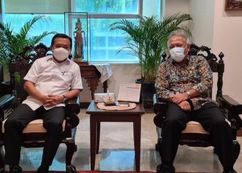 Gubernur Al Haris Temui Menteri PUPR Soal Infrastruktur Pelabuhan Ujung Jabung