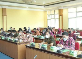 Bupati Fadhil Pimpin Rakor MCP KPK RI dengan OPD di Linkup Pemda Batanghari