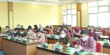 Bupati Fadhil Pimpin Rakor MCP KPK RI dengan OPD di Linkup Pemda Batanghari