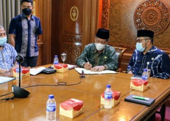 Abdullah Sani Tandatangani Nota Kesepakatan Penempatan Lulusan PKN STAN Tahun 2021