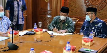 Abdullah Sani Tandatangani Nota Kesepakatan Penempatan Lulusan PKN STAN Tahun 2021