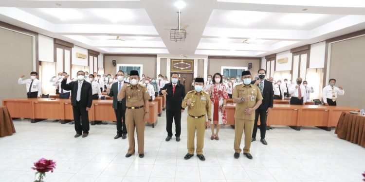 Buka Acara Job Fit JPT Pratama, Al Haris: Uji Kesesuaian Jabatan Untuk Mantapkan Tata Kelola Pemerintahan.