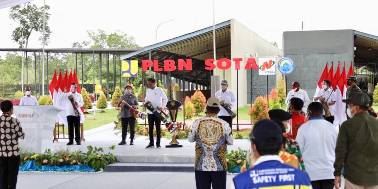 Mendagri : PLBN Sota Diresmikan Merupakan Awal Pengembangan Kawasan Pusat Pertumbuhan Ekonomi Baru