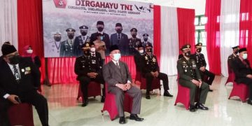 Bupati Merangin  dan Forkopimda Ikuti Upacara HUT TNI ke-76
