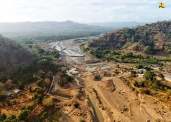 Kementerian PUPR Perbaiki Bendung Mena di Kabupaten Timor Tengah Utara 