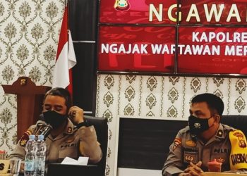 Ngopi Bersama Wartawan, Kapolres Merangin Minta Komunikasi Terus Ditingkatkan 