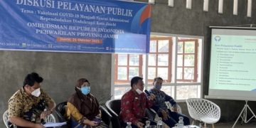 Ombudsman Jambi Minta Pemberlakuan Syarat Vaksin Covid 19 Disesuaikan dengan Kesiapan Layanan