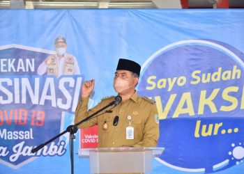 Walikota Fasha: Persentase Vaksinasi Covid-19 di Kota Jambi Salah Satu Tertinggi di Indonesia