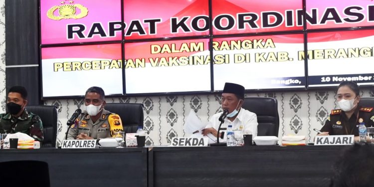 Merangin Kembali di Level 3 PPKM,  Kepala Desa di-Warning Wajib 70 Persen Capaian Vaksinasi Covid-19 