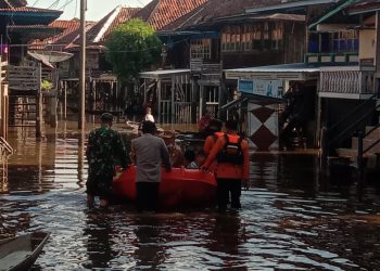 Sungai Batang Hari Leko Meluap, 350 Rumah di Musi Banyuasin Terendam Banjir