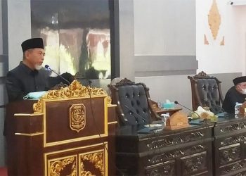 Bupati Merangin Sampaikan Rancangan KUA dan KPPS Tahun 2022