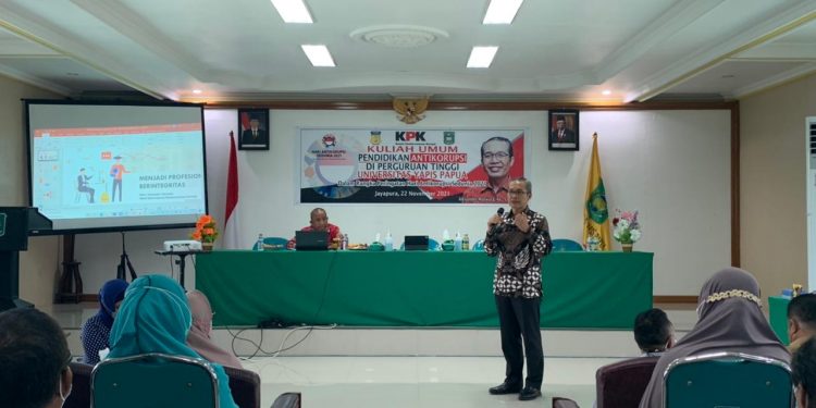 Wakil Ketua KPK Hadiri Kuliah Umum di Universitas Yapis Papua