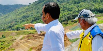 Menteri PUPR Dampingi Presiden Jokowi Resmikan 2 Bendungan Multifungsi di Jawa Timur 