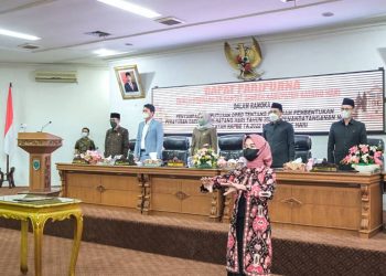 DPRD Batanghari Gelar Paripurna Keputusan DPRD dan Penandatanganan Kesepakatan RAPBD 2022