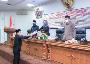 Ketua DPRD Batanghari Pimpin Paripurna Pengantar Ranperda TA.2022