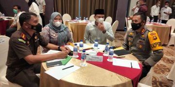 Ketua DPRD Muaro Jambi Hadiri Rakor Percepatan Vaksinasi dan Pemulihan Ekonomi
