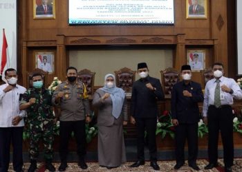 DPRD Muarojambi Rapat Paripurna Penyampaian Nota Keuangan Ranperda TA.2022