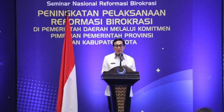 Mendagri Minta Gubernur  Lakukan Pengawasan Pelaksanaan Reformasi Birokrasi di Daerah