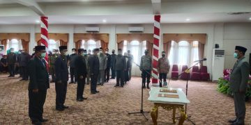 Sekda Fajarman Melantik 4 Pejabat Esselon II dan 1 Penjabat Esselon III Merangin