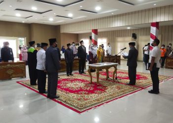 Bupati H. Mashuri Melantik Pejabat Esselon II dan Esselon III Merangin