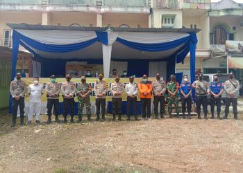 Kapolres Merangin Lakukan Pengecekan Pos Operasi Lilin 2021