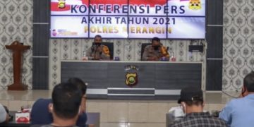 Rilis Akhir Tahun 2021, Ini Data Kasus Yang ditangani Polres Merangin