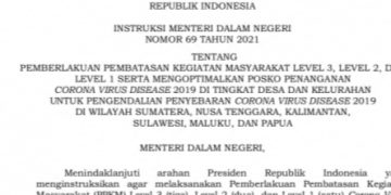 PPKM Diperpanjang, Kabupaten Merangin di Level 2