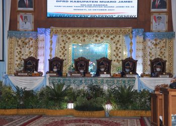 Ketua DPRD Pimpin Rapat Paripurna HUT Muaro Jambi ke-22