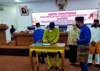 DPRD Batanghari Rapat Paripurna Ranperda RPJMD 2021-2026