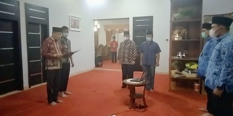 Pelantikan Susulan, 4 Pejabat Fungsional Dilantik Sekda Merangin, 2 Lainya Tidak Hadir