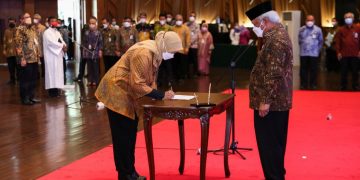 Menteri Basuki Lantik 18 Pejabat Tinggi Kementerian PUPR