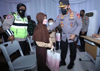 Launching Vaksinasi Merdeka Anak, Kapolri: Upaya Menjaga Generasi Penerus Bangsa