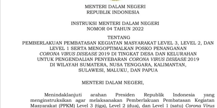 PPKM diperpanjang, Kabupaten Merangin di Level 1