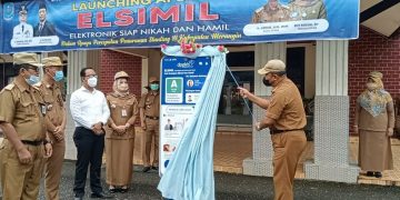 Bupati H. Mashuri Melaunching Aplikasi ELSIMIL