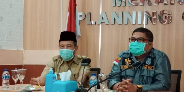 Bupati  Merangin Ikuti Rakor Percepatan Pemulihan Ekonomi Bersama Mendagri dan KPK