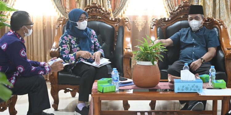 Berkunjung ke Kemensos, Bupati Merangin Usulkan Empat Program 