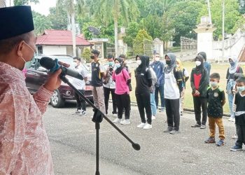Bupati H Mashuri Lepas Atlit Taekwondo Ikuti Kejurda 