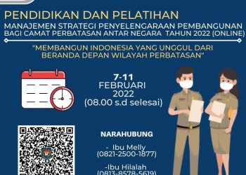 BPSDM Kemendagri Gelar Diklat Manajemen Strategi Penyelenggaraan Pembangunan bagi Camat di Wilayah Perbatasan Antarnegara 