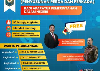 Kemendagri Gelar Diklat Bekali Perangkat Daerah Lahirkan Perda Berkualitas