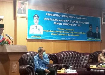Sekda Merangin Buka Sosialiasi ASB Tahun Anggaran 2023