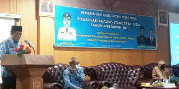 Sekda Merangin Buka Sosialiasi ASB Tahun Anggaran 2023