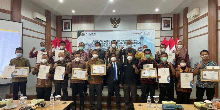 Ombudsman  Jambi Paparkan Predikat Kepatuhan Standar Pelayanan Publik Kanwil ATR/BPN dan Kantor Pertanahan