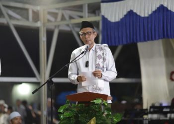 Sekda Tanjab Barat Ikuti Haul di Pondok Pesantren Isti’dadul Mu’alliemien, Desa Parit Pudin Kecamatan Pengabuan