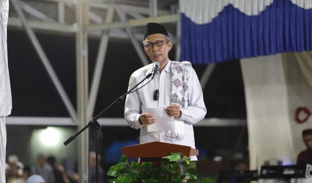 Sekda Tanjab Barat Ikuti Haul di Pondok Pesantren Isti’dadul Mu’alliemien, Desa Parit Pudin Kecamatan Pengabuan